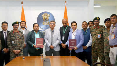 In biggest-ever loiter munition system deal in Indian military history,defence ministry inks Rs 1,577-cr contract for Army with TASL, NIBE
