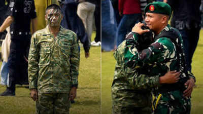 Watch: This soldier tried not to cry when nobody came to his graduation, then his commander hugged him and left the internet in tears