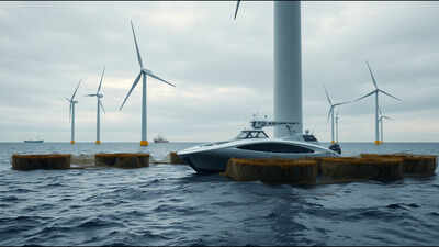 World's first seaweed harvest between 139 offshore wind turbines in the Netherlands can serve two purposes at once