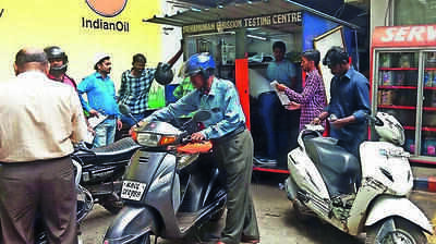 Emission testing charges up: Two-wheelers Rs 80, diesel vehicles Rs 200