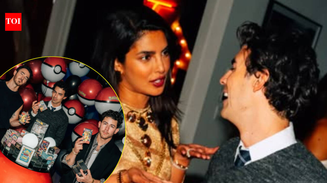 Priyanka, Jonas drop pics from Joe's Pokemon-themed b'day bash