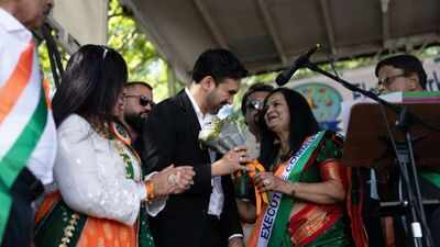 India Day Parade: Zohran Mamdani attends as first Indian American mayor of New York