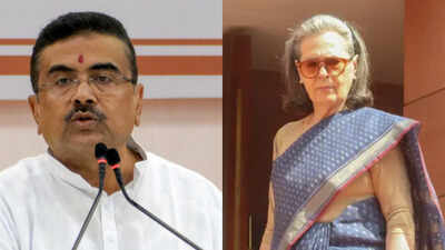 ‘Entire Bengal fuming’: Suvendu Adhikari slams Congress' Sonia Gandhi over I-Day Vande Mataram row