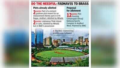 Amid row over plots for trust, BJP MLC seeks CM Devendra Fadnavis’s help