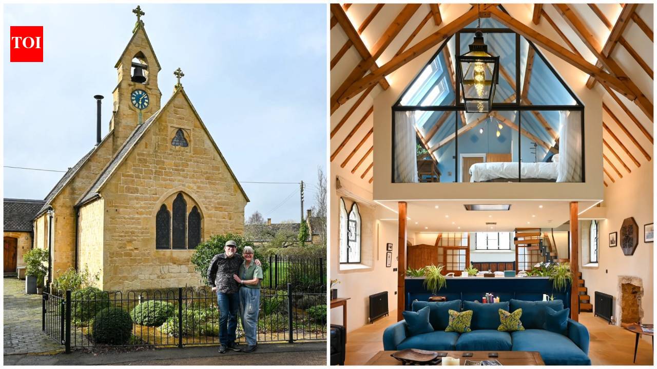 Couple in their 70s buy abandoned 160-year-old Cotswolds church for £175,000 as retirement project after leaving London, spend £370,000 renovating and now it’s worth £700,000