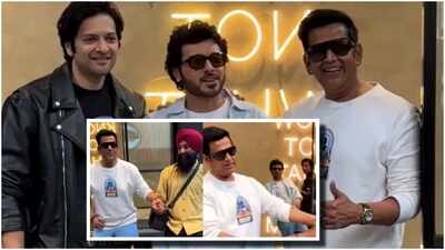 Ravi Kishan recreates his viral dance step with the paparazzi; Mirzapur’s Munna Bhaiya and Guddu Pandit join the fun - Watch