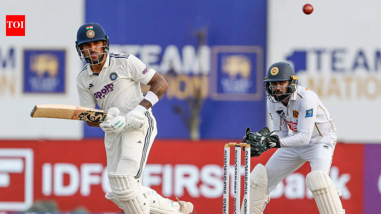 Dhruv Jurel celebrates after reaching his half-century on Day 2 in Galle