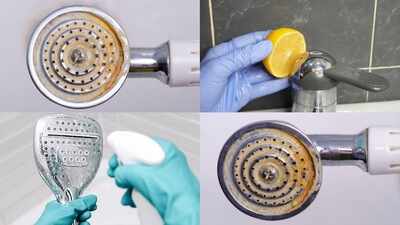 How to remove stubborn limescale from your shower naturally
