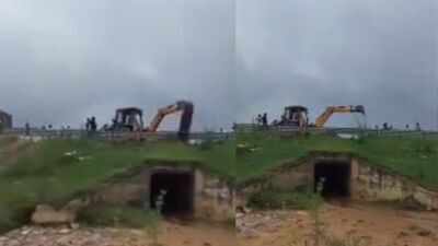'Minor portion' of Ganga Expressway sinks amid heavy rain