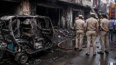 E-rickshaw battery blast kills two in west Delhi building fire