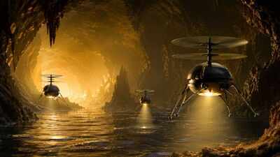 Nasa-backed SPARK project could send tiny ‘aerobots’ into caves on Saturn’s moon Titan