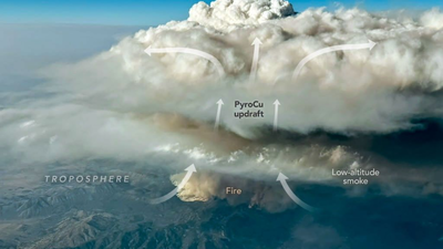 Nasa aircraft are chasing giant fire clouds over Utah: These towering smoke-filled clouds can punch high into Earth's atmosphere