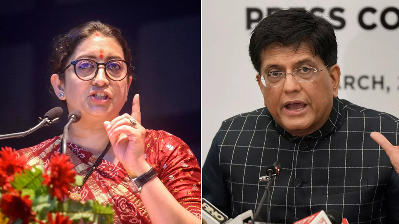 BJP Names Smriti Irani and Piyush Goyal in Key Roles Amid Reshuffle