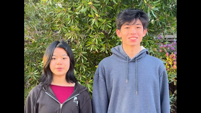 Meet Kiefer Chow and Amelia Chow: The California siblings who are copying beavers to build dams that restore habitats and reduce wildfire risk