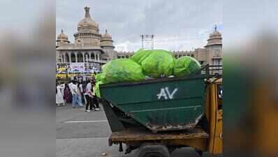 Post-Habba cleanup: 20 tonnes of waste cleared around Vidhana Soudha