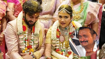 Bandla Ganesh breaks down in tears as he bids emotional farewell to daughter Janani at her wedding- Watch