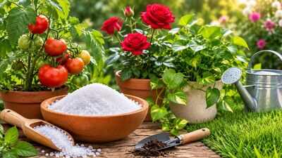 Epsom salt for plants: How to use it for tomatoes, roses, houseplants and lawns