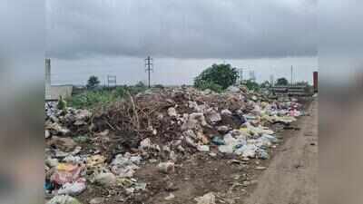 Keep car windows covered: Embarrassed industrialists hide growing garbage heaps from clients in desperate attempt to protect image