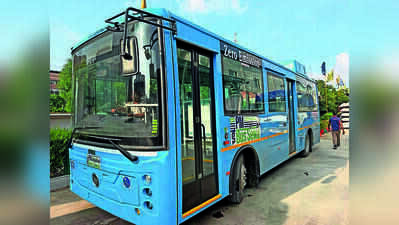 Three-day trial of e bus begins on four routes in Gurgaon