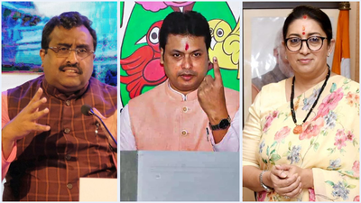 Ram Madhav, Biplab Deb, Smriti in BJP’s national team