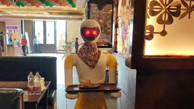 Parathas served by a robot? Murthal dhaba’s new waiter has the internet talking