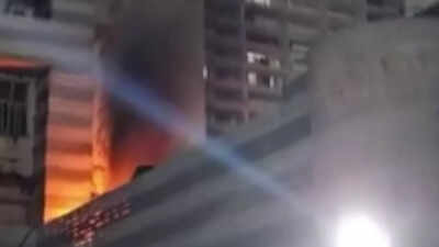 Fire breaks out on 2nd-floor extended terrace of ATC building at Kolkata airport