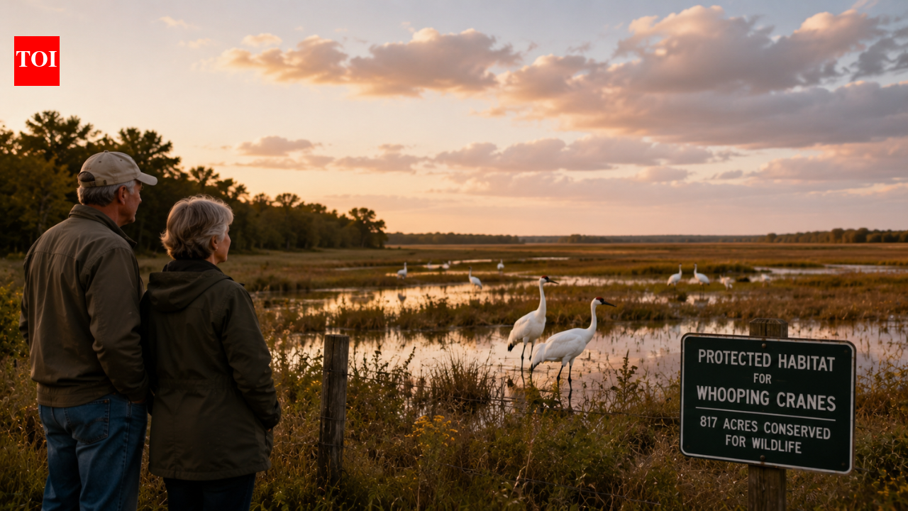 In 1999, a Texas couple bought 828 acres and protected 817 for whooping cranes