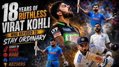 18 years of ruthless Virat Kohli: The man who refused to stay ordinary