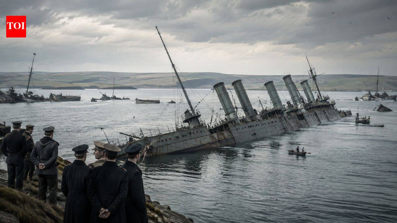 Germany sank 52 warships in 1919. A century later, their steel became valuable