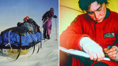 In 1986, a 29-year-old teacher spent 55 days crossing the Arctic and became the first woman to reach the North Pole