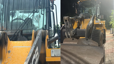 4 police stations, 1 elusive driver: Excavator chase ends, driver escapes