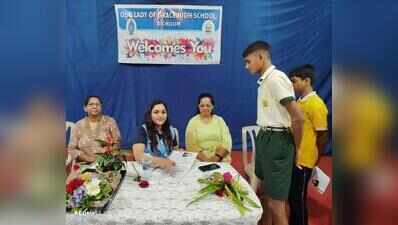 Konkani textbook hero comes to life: Surfer Katya meets Bicholim students