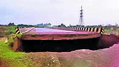 Two swept away in drain in Panchkula, bridge caves in