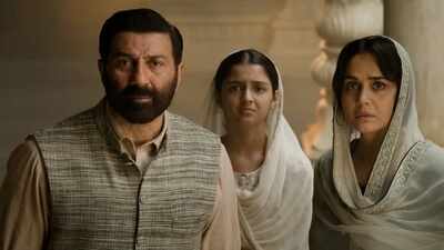12.5 percent growth on Day 5 over Monday: Sunny Deol's 'Batwara 1947' crosses Rs 30 crore, recovers only 24 percent of its budget; 'Awarapan 2' races ahead with Rs 100 crore mark