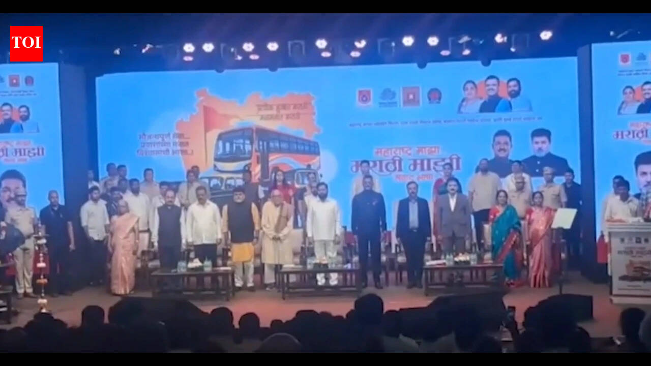 Watch: Lata Mangeshkar’s film version of ‘Vande Mataram’ played at Marathi auto driver event, irks dy CM Shinde