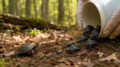 In 2011, a tiny turtle disappeared into the Massachusetts wild. 15 years later, her daughters were released into the wild