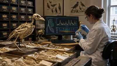 AI scanned 15,000 bird skeletons and found bursts of evolution linked to major climate shifts over 45 million years