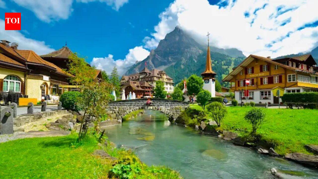 1,300 Swiss villagers face danger as thawing glaciers loosen a massive Alpine rock