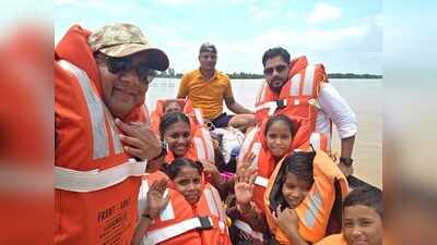 220 students, teachers stranded for 4 days in flood rescued
