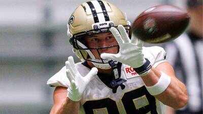 Saints rookie Brock Rechsteiner suplexes Jalen Thompson as WWE Hall of Famer Scott Steiner’s son makes NFL headlines