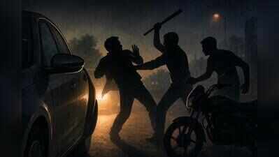 Cabbie assaulted, dragged on car bonnet for 2km in Navi Mumbai road rage
