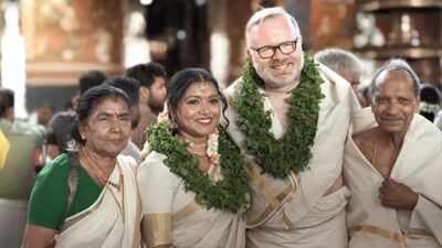 Scottish politician marries Kerala partner at Guruvayur temple a decade after UK wedding