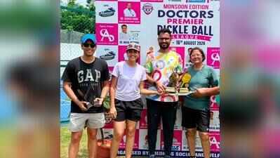 Varun Shekhawat, Ashish Gupta, Purvi emerge champions at Doctors Premier Pickleball League Monsoon Edition