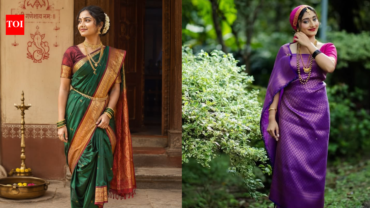 Nauvari to Coorg style: Practical saree drapes that turned India’s traditional six yards of grace into comfortable workw
