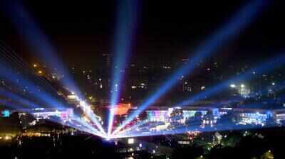 Laser beams, artificial lights banned within 27km of Noida airport
