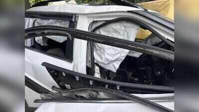 Three of family injured as car crashes into barrier on Golf Course Road