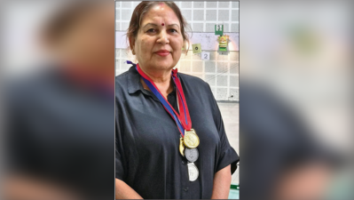 Shooter dadi perfects her aim at 67