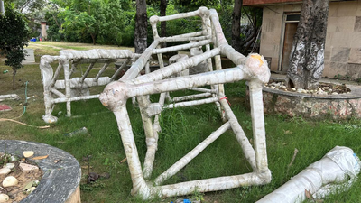 Rain, rust and neglect: Javelin machine bought with medal ambitions lies unused at JLN stadium