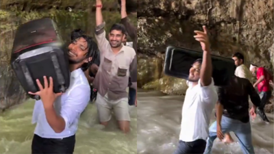 Tourists blast boombox inside Dehradun’s Robber’s Cave, dance to Haryanvi song ‘Lofar’; social media calls it ‘hooliganism’