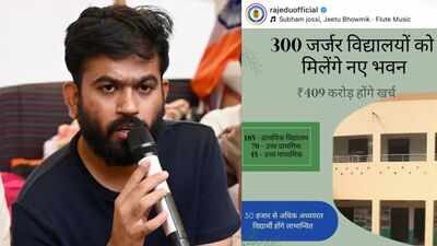 ‘CJP impact in Rajasthan’: Abhijeet Dipke reacts as 300 schools to get new buildings